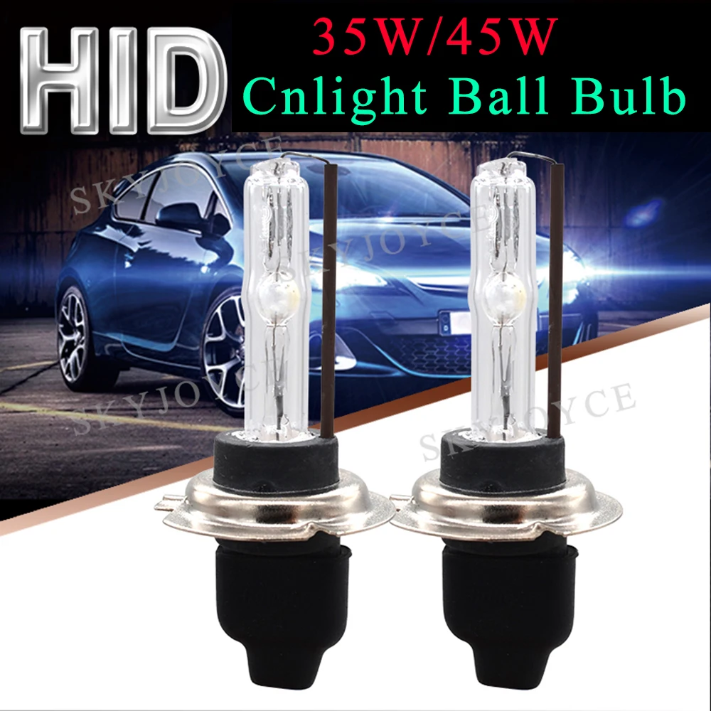 2020 Cnlight H1 H7 H11 9005 HID лампа фары 4300K 6000K 35W 45W патентная шаровая в форме капсулы