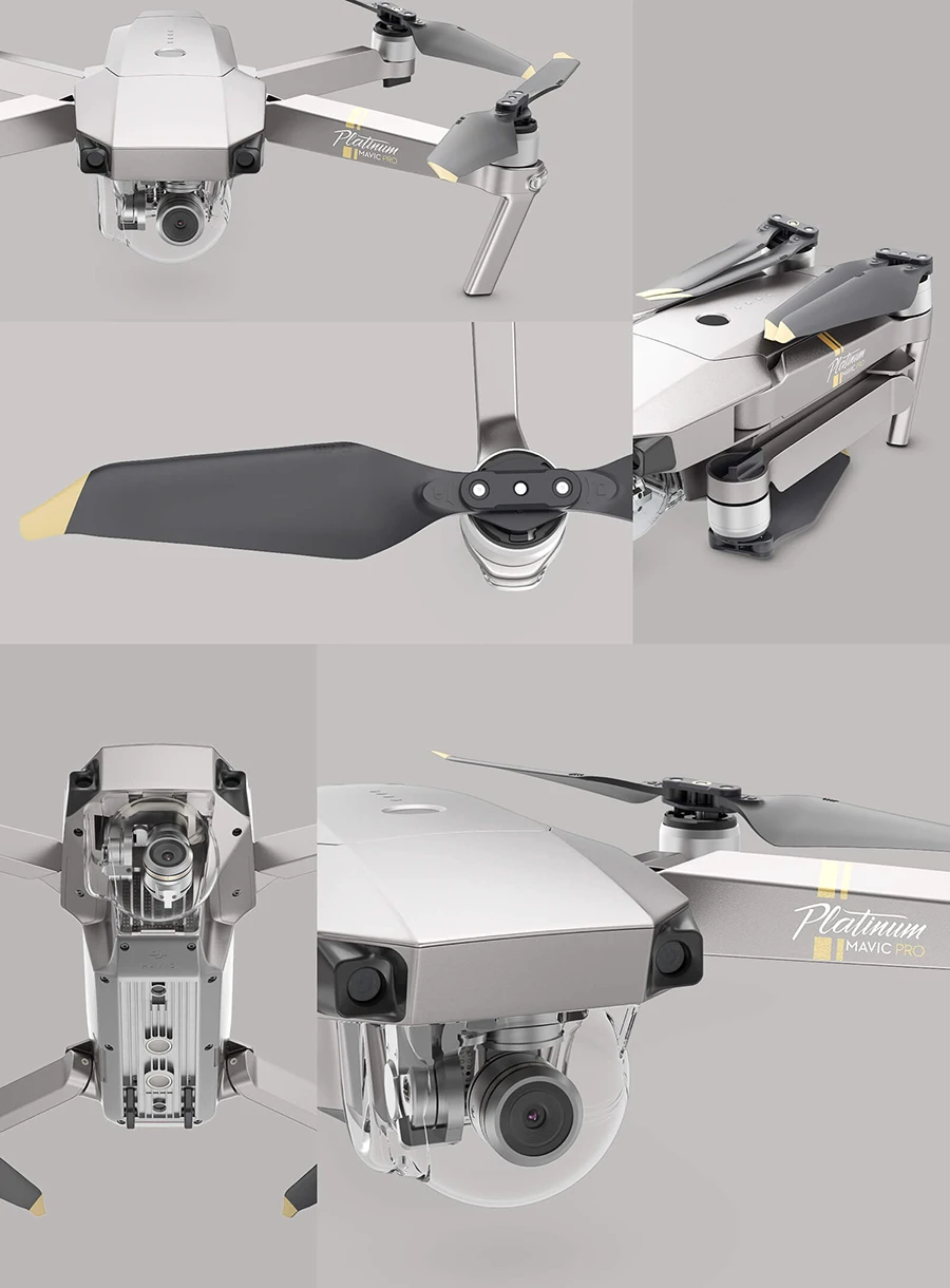 Взлетно-посадочная площадка для DJI Mavic Pro Platinum Дрон время полёта 30 минут карданный 3-осевой на