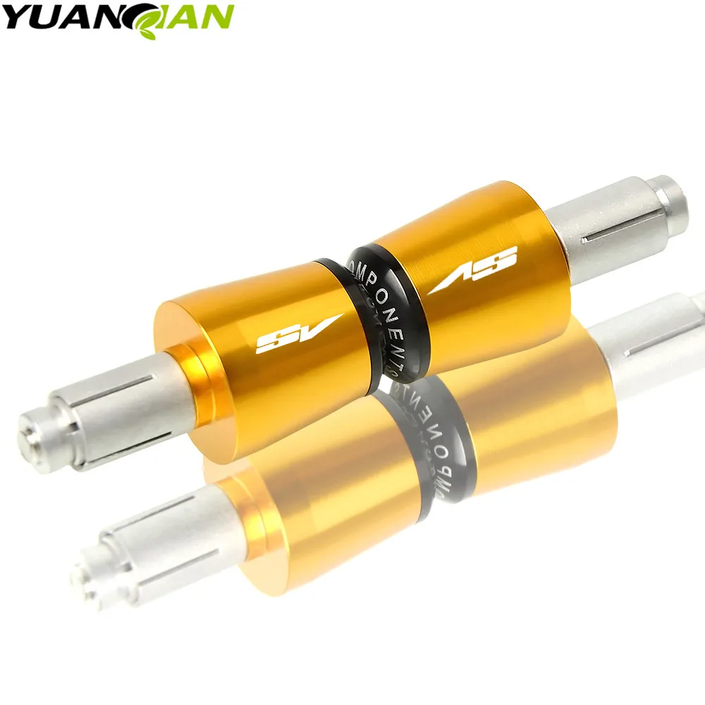 CNC 22 мм мотоциклетные ручки крышка руля заглушки для Suzuki SV650S SV 650S 1999 2009 захваты