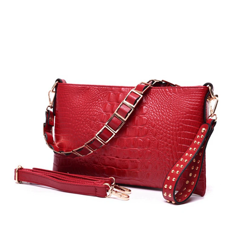 JF-U Дамы Новая Мода Сумки Женщины Кожаные Аллигатор Малый Crossbody Сумка для Женщин