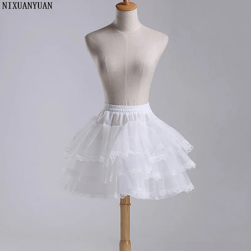 Недорогая кринолиновая белая подъюбник детское ТРАПЕЦИЕВИДНОЕ ПЛАТЬЕ для