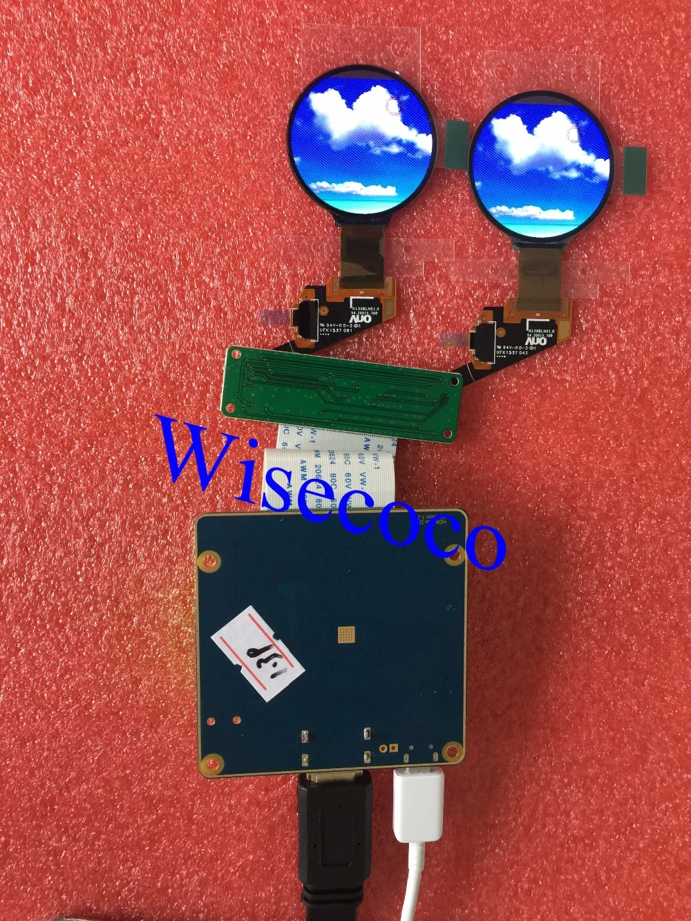 1 39 дюймовый микро OLED экран дисплей 400*400 круглый AMOLED с платой контроллера Высокое