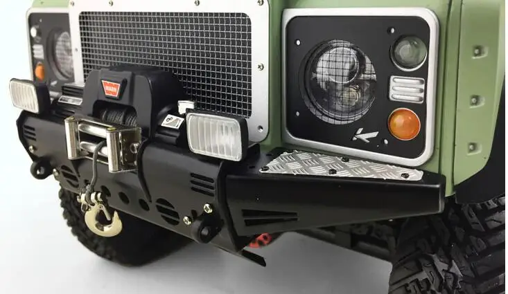 Металлический передний абажур светодиодная крышка решетка для RCW4D G2 land rover Defender