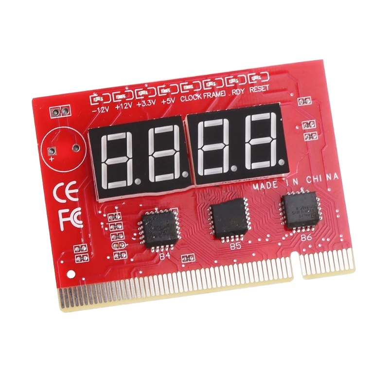 Компьютерная плата PCI POST материнская светодиодная 4-разрядная диагностическая