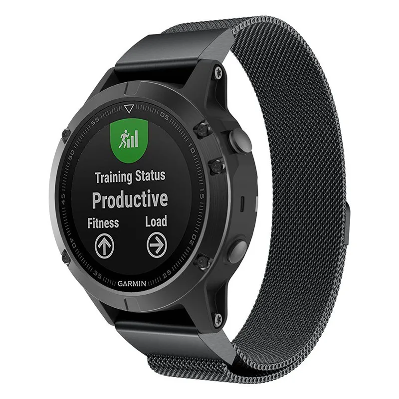 26MM Quick Release Easy Fit Milanese Loop Stainless Steel band for Garmin Fenix 3 / HR 5X /Foretrex 701/ MK1 | Наручные часы