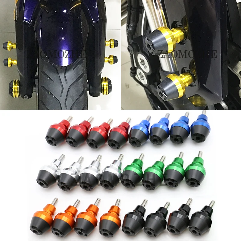2 шт. передние Слайдеры для мотоцикла из алюминиевого сплава|front fender|frame slidermotorcycle