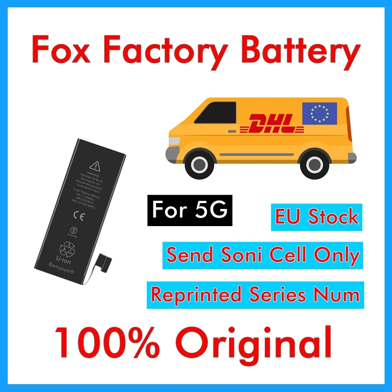 BMT Оригинал 20 шт./лот Foxc Заводская Батарея 0 цикл батарея для iPhone 5 5G 1440mAh 3 7 V Sony Core