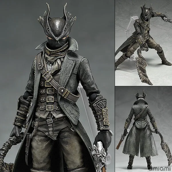 PS4 через кровь игры рисунок Hunter Figma 367 ПВХ Экшн фигурки Модель Коллекционная