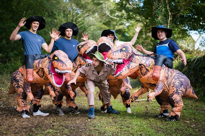 T-REX талисман надувной костюм на День Благодарения Рождество взрослых детей Аниме Косплей динозавр животных комбинезон подарок Disfraz