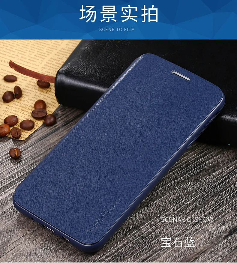 Чехол-книжка из искусственной кожи J7 Prime X-Level для Samsung Galaxy J5 2016 Роскошный чехол с