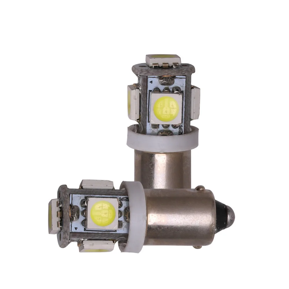 4 шт. BA9S 5050 5SMD T4W H6W 363 светодиодные автомобильные лампы светодиодный ные