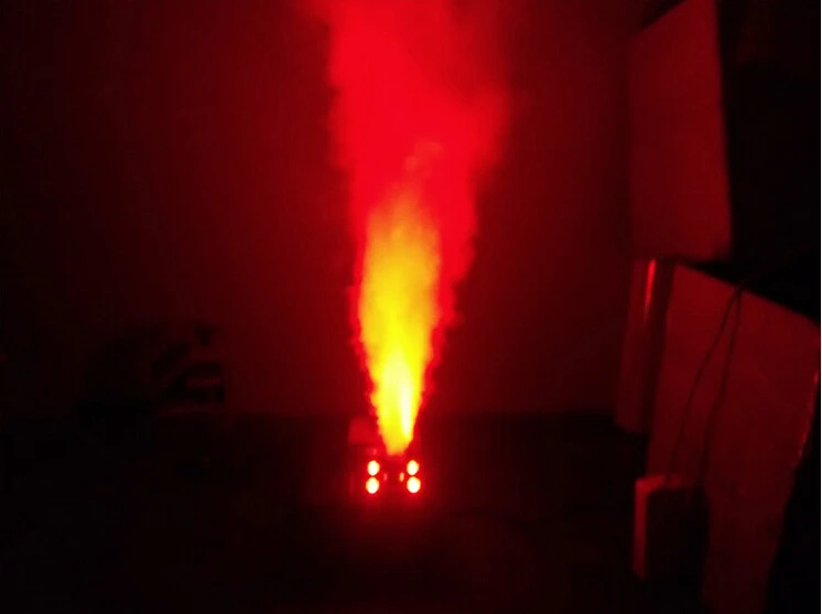Светодиодсветодиодный дымовая машина RGB 3 в 1 с постоянной температурой 1500 Вт