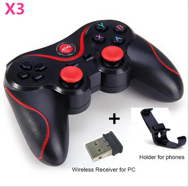 black 3 together Gen Game X3 игровой контроллер умный беспроводной джойстик Bluetooth Android геймпад игровой пульт дистанционного управления T3/S8 телефон ПК телефон планшет - Цвет: black 3 together