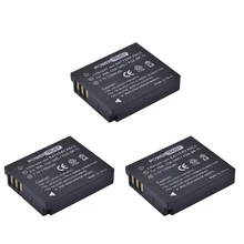 3 шт. CGA S005 1700 мАч CGAS005 батареи для PANASONIC DMW BCC12 DMC FX8 FX9 FX10 FX12 FX50 FX150 LX1