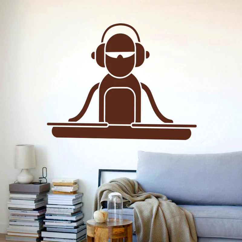 Художественный дизайн украшение для дома виниловые Мультяшные деки диджея