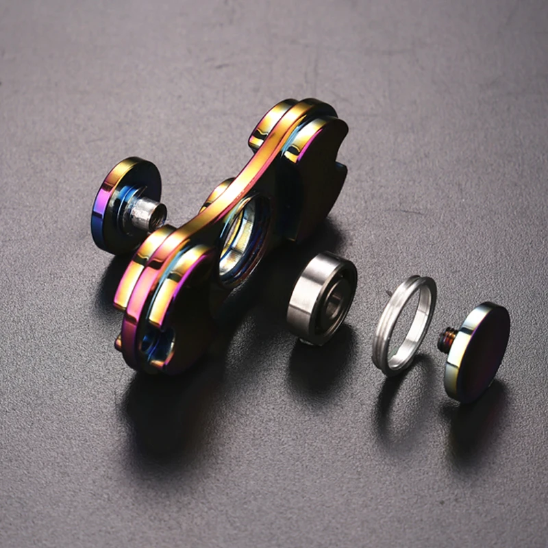 10Pcs/Lot Tri-Spinner Fidget Toy Aluminum Alloy EDC Fidgets Hand Spinner For Autism and ADHD Children Adults Focus Keep | Игрушки и