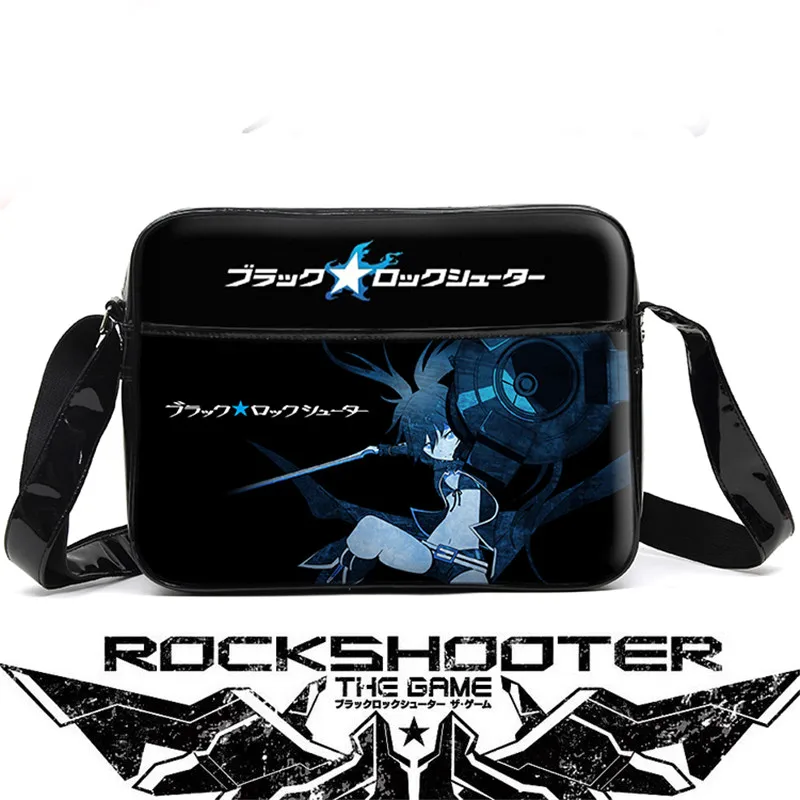 Черная Рок Шутер унисекс мультфильм аниме косплей сумка-мессенджер
