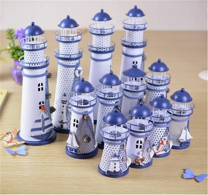 Домашние прикроватные настольные лампы в средиземноморском стиле романтический