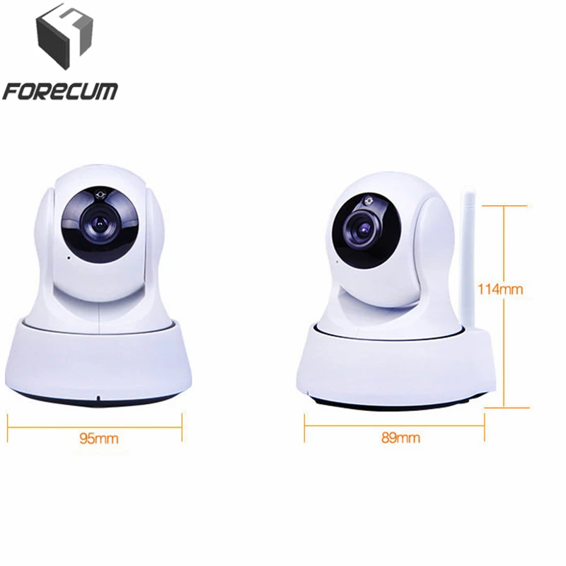 IP камера FORECUM P2P plug play беспроводная с Wi Fi 1280x720 двусторонняя аудиосвязь 3D звук CCTV