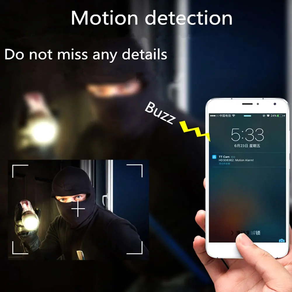 Wifi IP мини-камера беспроводная 1080 P HD инфракрасная микро ИК камера ночного видения камера магнитного обнаружения движения Mini DV
