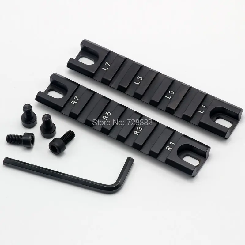 2 шт. короткий Пикатинни Стандартный рис рейка Набор для G36 G36C 36 Handguard серии Вивер