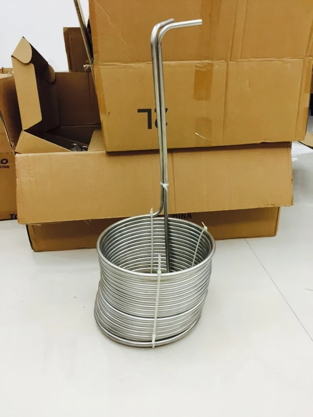 Суперэффективный охладитель для сусла из нержавеющей стали 3/8 "x 50" пищевой