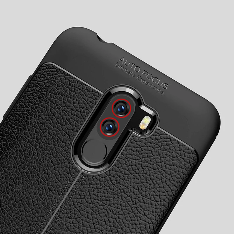 XinWen Роскошный чехол для телефона xiaomi pocophone f1 poco силиконовый кожаный узор мягкие