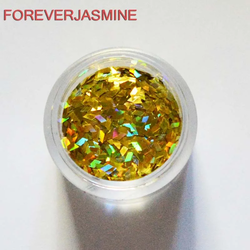 FOREVERJASMINE 12 шт. Серебристые сверкающие радужные бриллиантовые блестящие