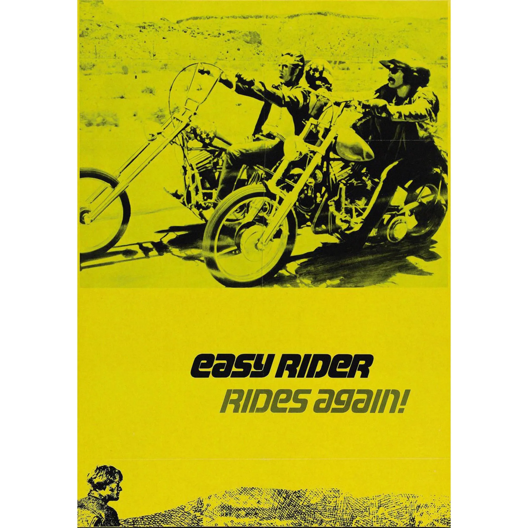 Многоцветный Easy Rider домашний интерьер украшения Крафт Фильм плакат рисунок core наклейки на стену 42*30 см - Цвет: Многоцветный