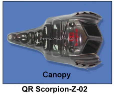 

Walkera QR scorpion запчасти QR Scorpion-Z-02 навес QR scorpion запасные части, с использованием Freetrack доставка