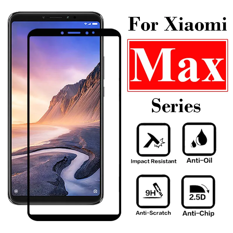 Защитное стекло для Xiaomi Mi Max 2 3 armor Tremp закаленное Kisomi Защитная пленка экрана xiaomei
