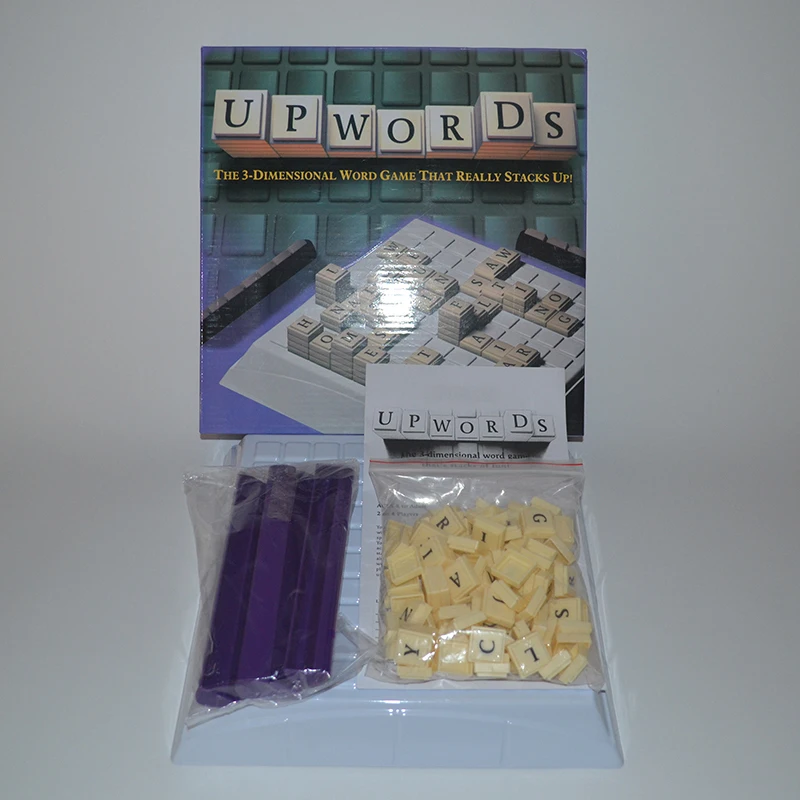 Upwords 3D Scrabble Word Building Классическая образовательная настольная игра кроссворды