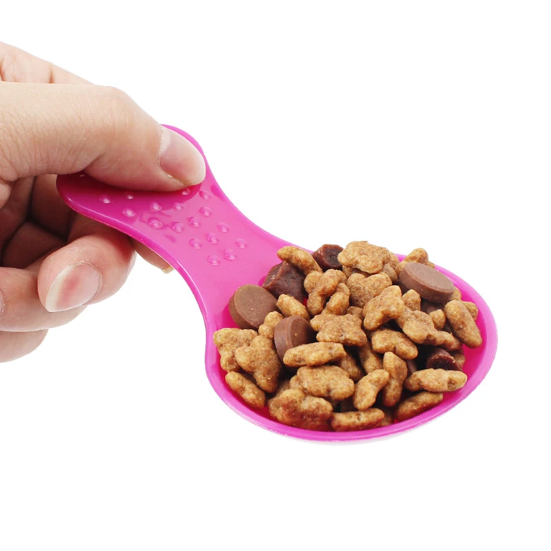Ложка для корма животных Собака карамельного цвета лопатка еды корм кошек чаша