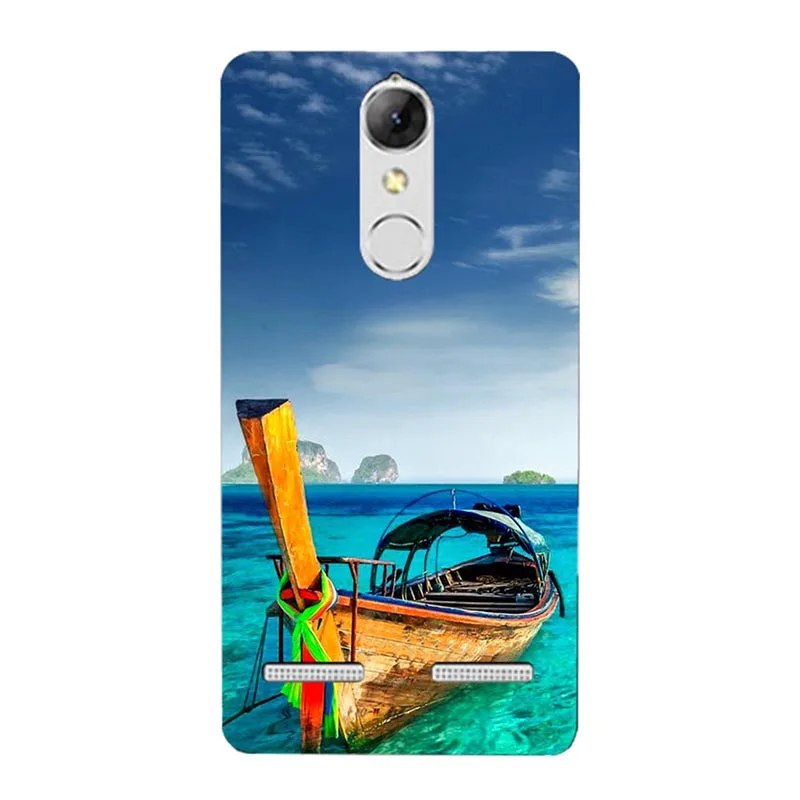 A108 Мод мультфильм печать чехол для lenovo K6 K 6 5," K33a48 K33 a48 b36 K33b36 телефон сумка кожа пейзажным рисунком чехол на заднюю панель - Цвет: A108