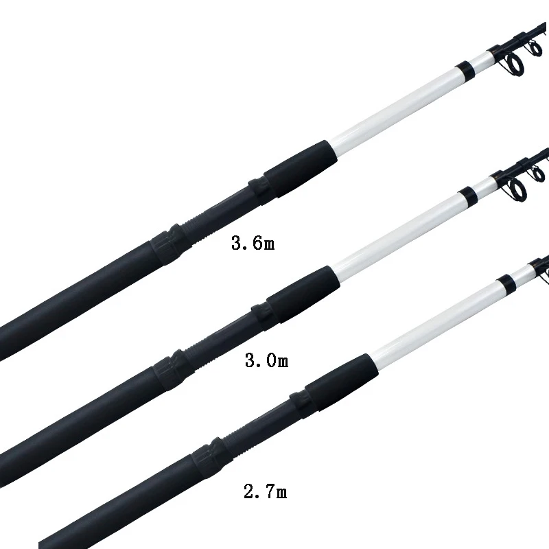 

High-quality Telescopic Fishing Rod Portable 1.5-3.6m White Super SensitiveT telescopic Fish Hand Fishing Tackle Sea Rod