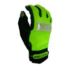 Оригинальные высококачественные светоотражающие сверхпрочные противоскользящие рабочие перчатки (зеленые)
