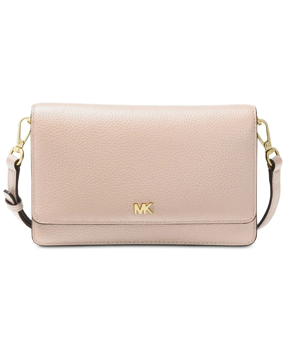 Michael Kors Pebble Кожа Телефон кошелек с ремешком через плечо роскошные сумки для