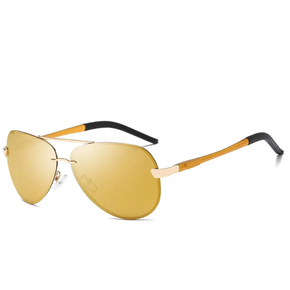 gold brown ELITERA бренд дизайн Pilot, поляризационные солнцезащитные очки для женщин Для мужчин Для женщин Рыбалка очки, подходят для вождения, солнцезащитные очки мужские защитные очки UV400 - Цвет линз: gold brown