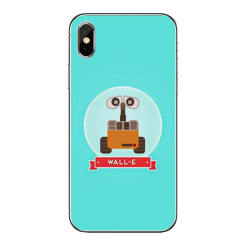 TPU Transparent Case Covers For Xiaomi Redmi 4X S2 3S Note 3 4 5 6 6A Por Pocophone F1 Mi Wall-E Robot Wall E Movie Art Poster |