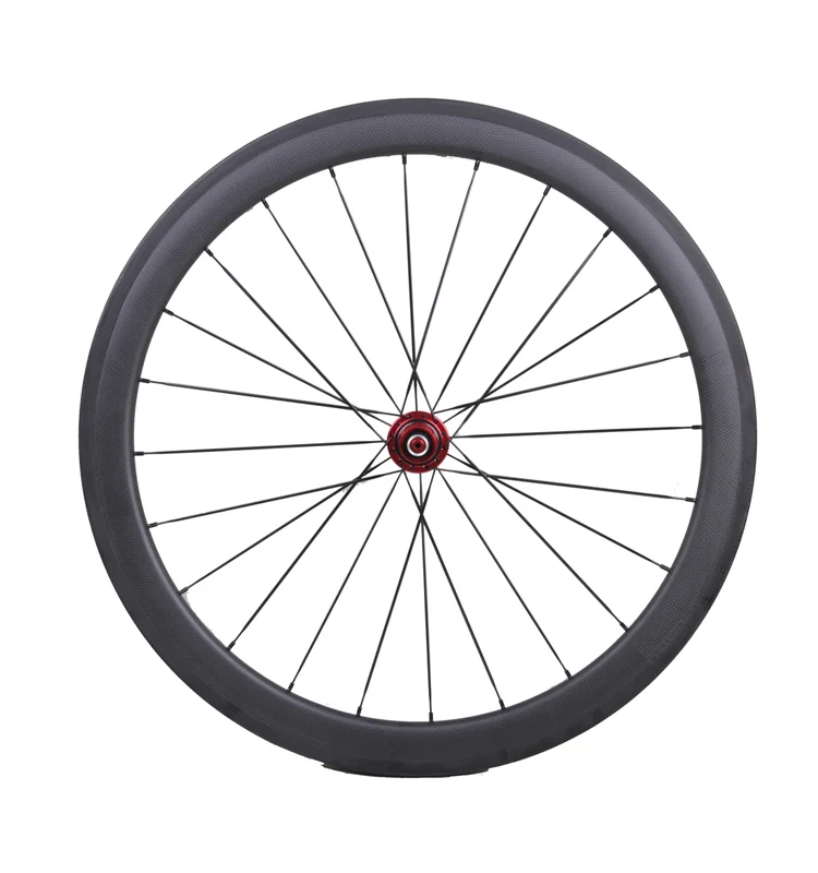 Rear Wheel 700C R13 Clincher 50 мм Дорожный велосипед колесная карбоновые Колеса 23 мм шириной 3 к матовый - Цвет: Rear Wheel