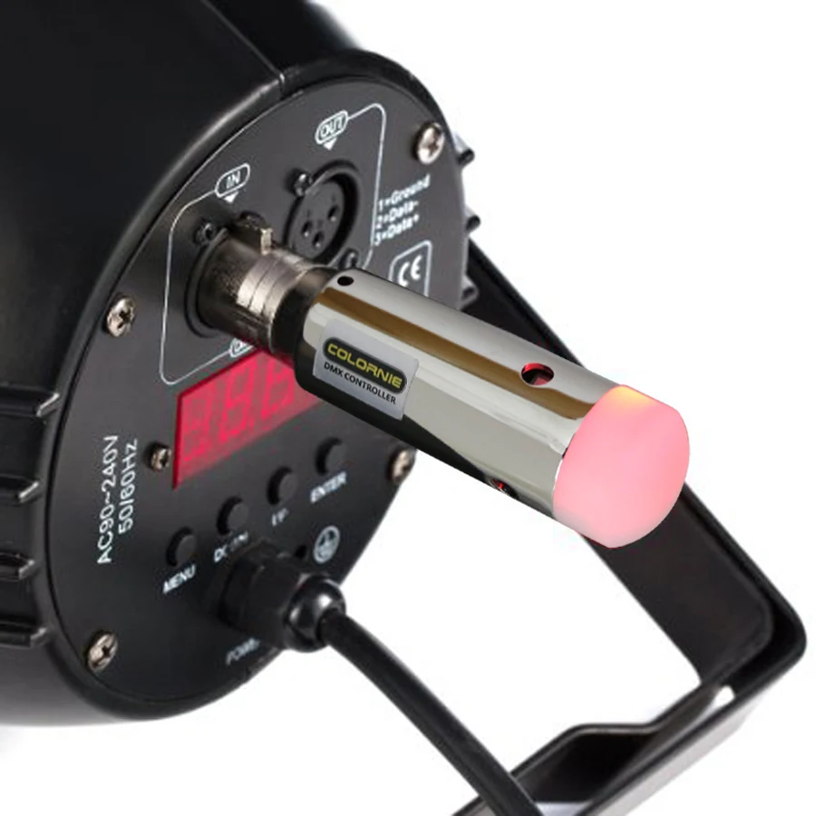Беспроводной встроенный Аккумуляторный приемник COLORNIE DMX512 2 4 ГГц DMX светильник