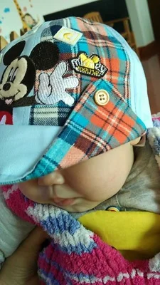 Disney Baby Микки красный хлопоковый Берет шляпы для маленьких мальчиков шляпа кепки для мальчиков одежда для малышей Аксессуары Детские эластичные остроконечные Дети Кепка