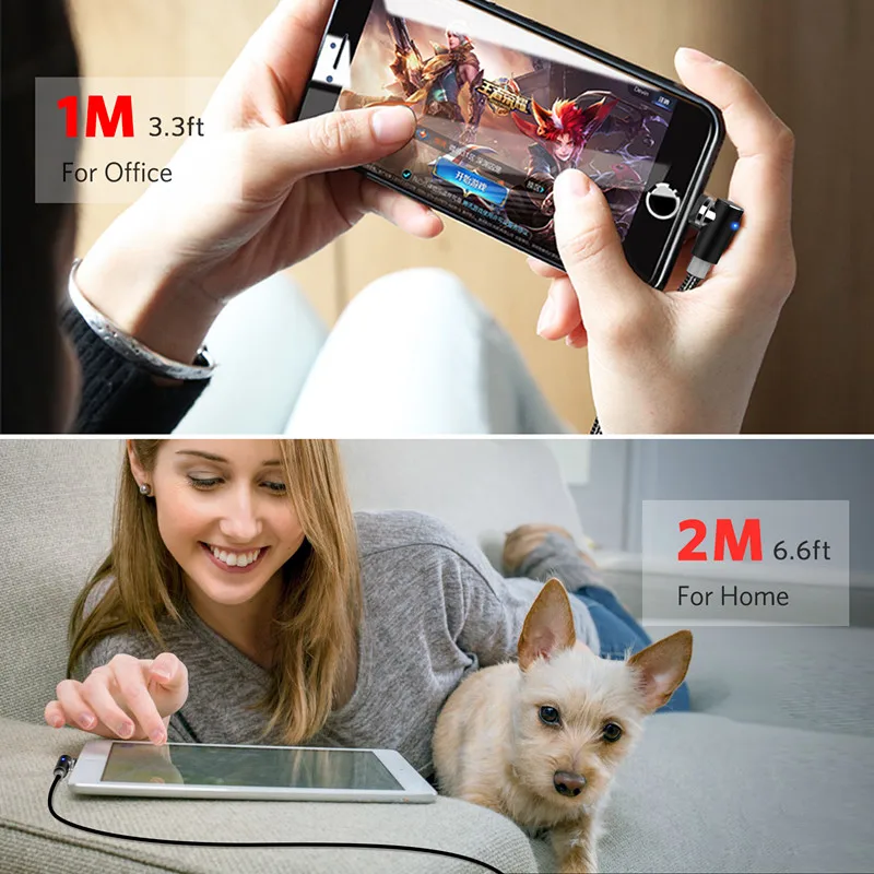 Быстрый Магнитный кабель Micro usb type C зарядное устройство для IPhone XS X XR 8 7 samsung S8 S9