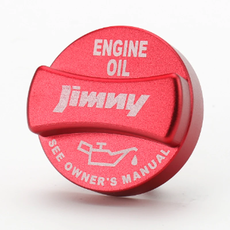 Красный Алюминиевый сплав Моторное масло Заливной Горловины Топливного Бака