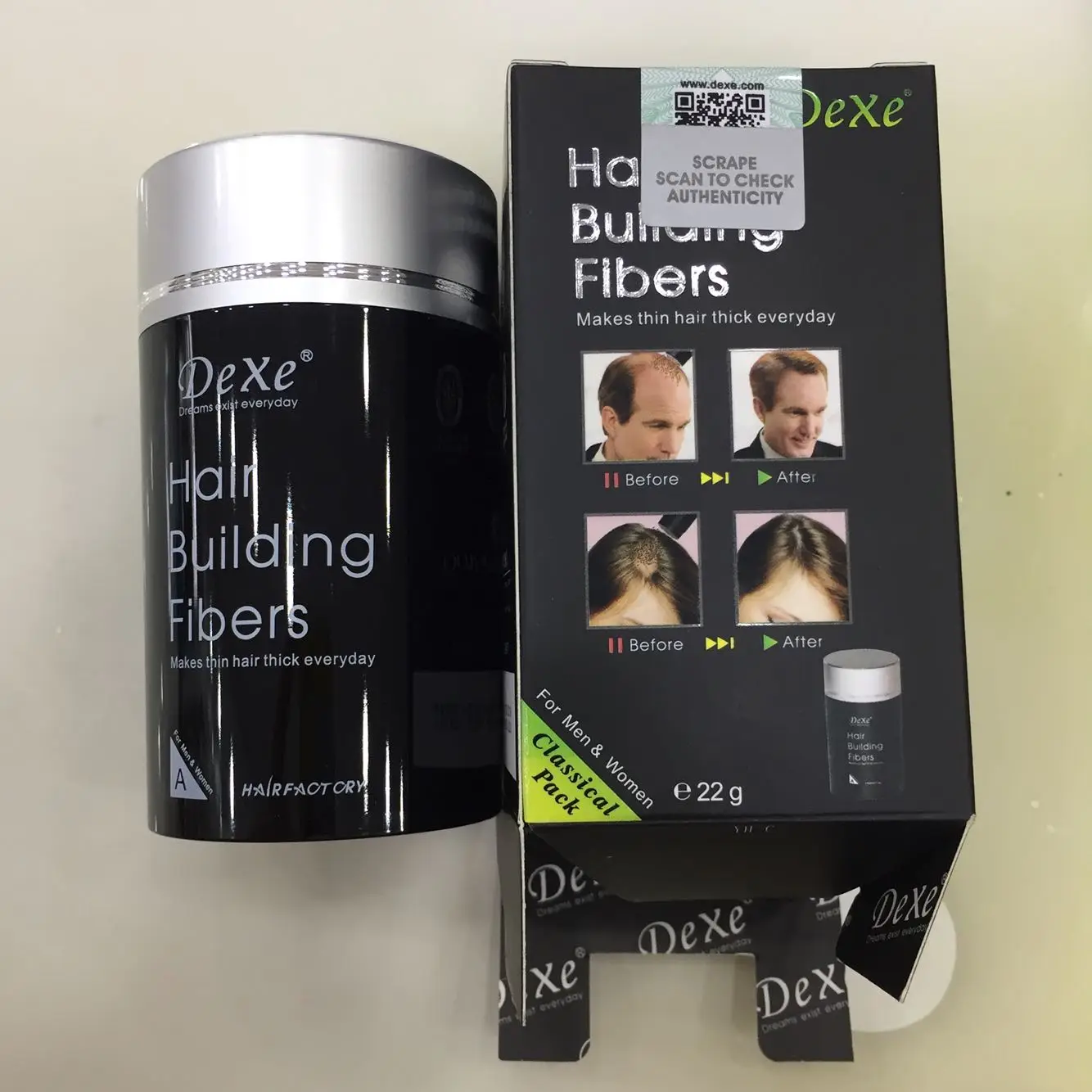 Black DEXE порошок для роста волос толще строительное волокно волос 22 г Бутылка порошок продукты против выпадения волос консилер Уход за волосами мужчины t и женщины - Color: Black