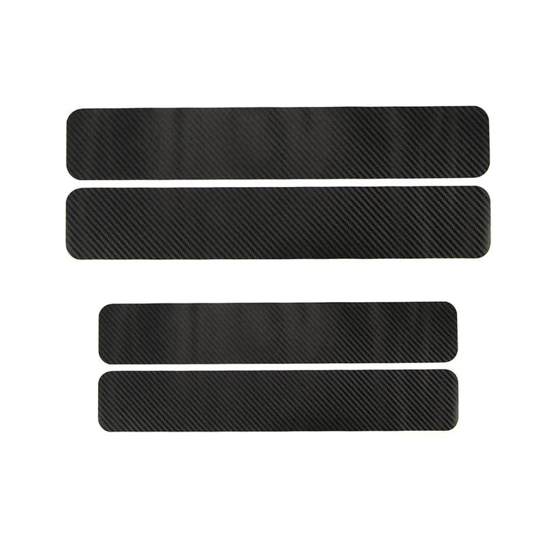 4 carbon fiber door sill stickers for Kia Rio K2 K3 K5 K4 Cerato Soul Forte Sportage R SORENTO Mohave OPTIMA | Автомобили и