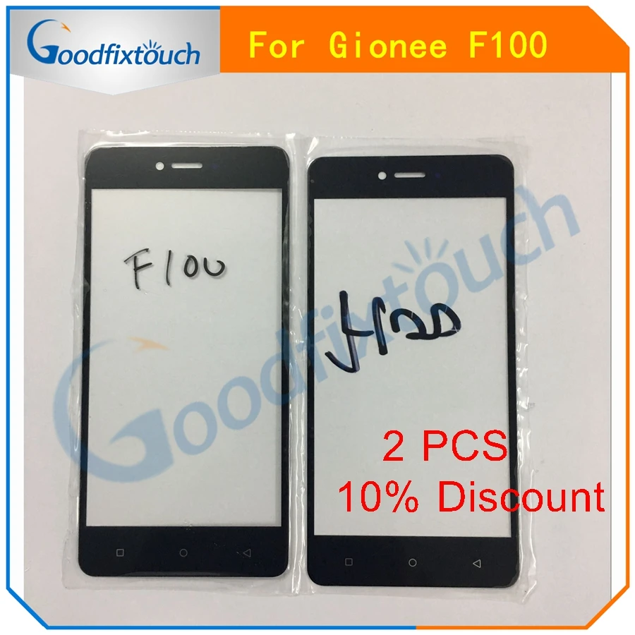 5 шт. для Gionee F100 передний экран внешняя стеклянная сенсорная крышка панель