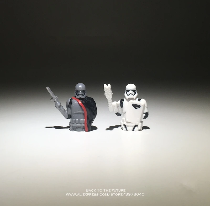 Disney Звездные войны капитан Phasma штурмовика 2 шт./компл. 3 см фигурку положения Аниме