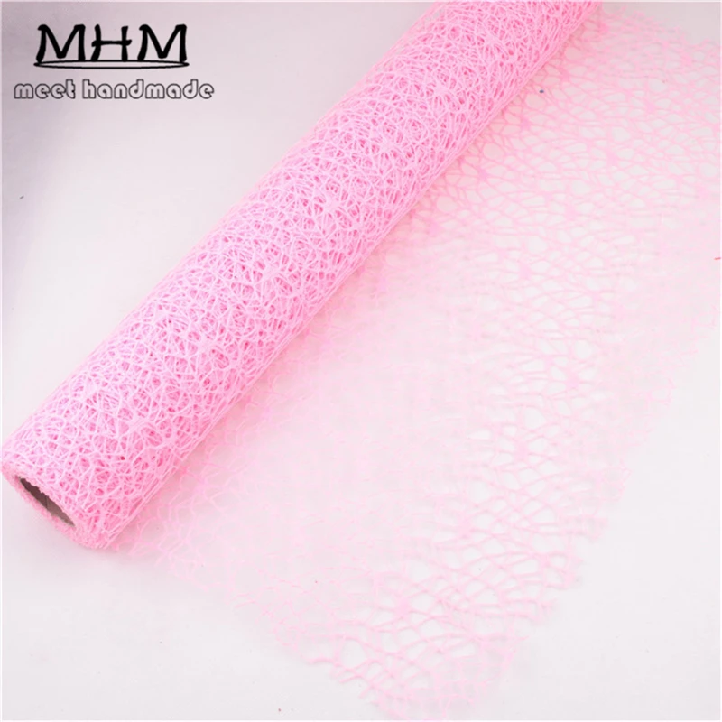 4 5 м * 50 см возвышенные Свадебные украшения DIY цветок оберточная бумага креп сетка