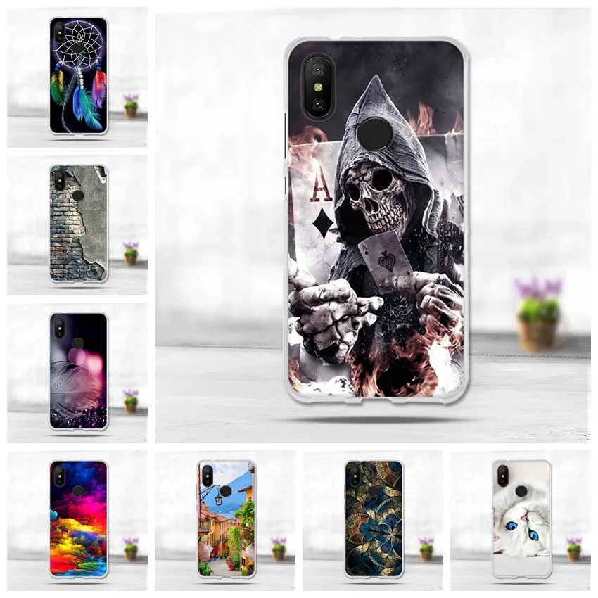 Чехол 5 99 &quotдля Xiaomi Mi A2 чехол для 6X телефона чехлы из ТПУ мягкие сумки мобильного